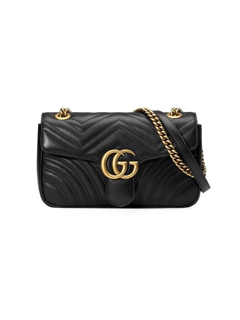 gucci leather bag|farfetch gucci shoulder bags.